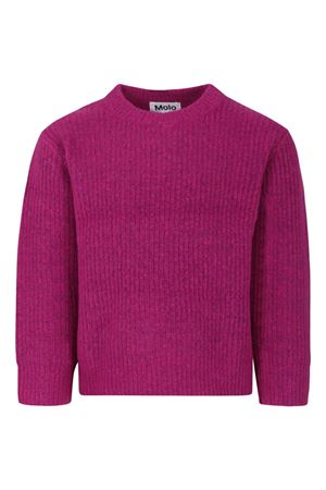 maglione in lana fucsia MOLO KIDS | 2W24K2118981